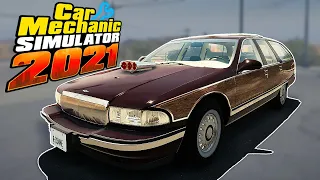 Swapping Engines for a SUPERCHARGED Soccer Mom Car! - Car Mechanic Simulator 2021