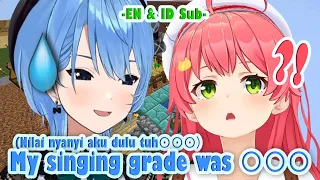 Suisei Got a Surprising Grade in Singing Subject at School & MiComet Sudden Moe Moe Kyun [Hololive]