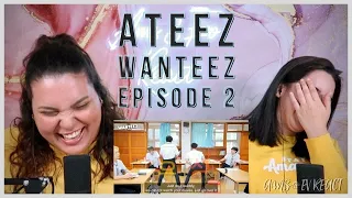 They're such cheaters!! LOL!!! Reacting to ATEEZ(에이티즈) WANTEEZ EP.2 느슨해진 복도에 긴장감을 줘 | Ams & Ev React