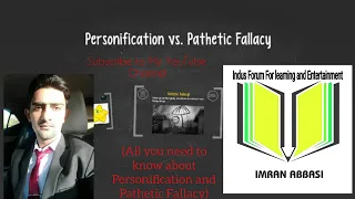 Difference between "Personification and Pathetic Fallacy"