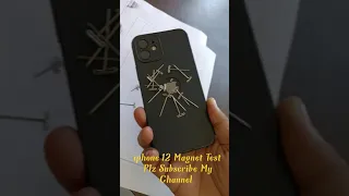 iphone 12 Magnet Test!! Allpin 25+ Test, it's Great magnet... wow