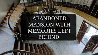 Abandoned Mansion Destroyed By Fire With Memories Left Behind