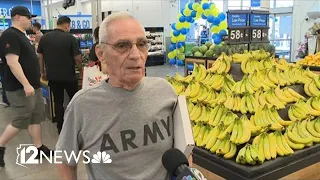 Man honored for shopping at Walmart every day for 10 years