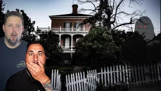 Terrifying Mackey Mansion Shadow Man causes Guest to Run Out SCREAMING