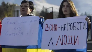 В Украине прошли митинги с требованиями демобилизации военных