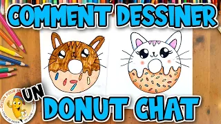 Comment dessiner un donut étape par étape