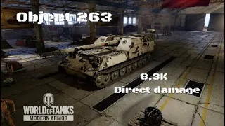 Object 263 in Prokorovka: 8,3K direct damage | World of Tanks | Wot console