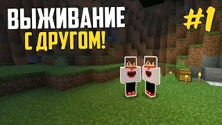 ВЫЖИВАНИЕ С ДРУГОМ В МАЙНКРАФТ ПЕ НА 1.14.20! ВЫЖИВАНИЕ В Minecraft PE – НАЧАЛО / ПЕРВАЯ СЕРИЯ #1