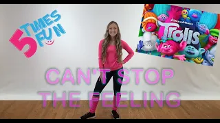 Fun Dance Class Choreography to Can't Stop The Feeling from the Original Trolls Movie