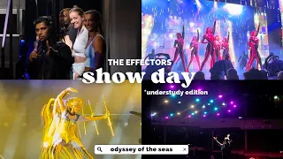 a show day in the life of a cruise ship dancer - THE EFFECTORS (+ as an understudy..?)