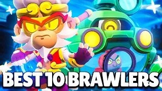 *UPDATED* BEST 10 BRAWLERS IN BRAWL STARS