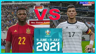 PES 2021 - Spain vs Germany EURO 2021 - Full Match All goals HD - Gameplay
