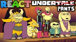 LUIGIKID REACTS TO: UNDERPANTS (NORMAL AND TRUE ENDING SPOILERS) UNDERTALE PARODY