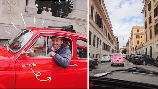 The ULTIMATE way to see ROME, ITALY (driving a vintage FIAT 500!)