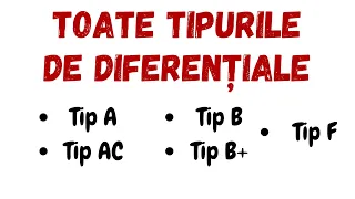 [EXPLICAT] TOATE TIPURILE DE PROTECTII DIFERENȚIALE - Diferential tip A, tip AC, tip B, B+, Tip F