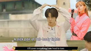 Bts Jin and Blackpink Lisa Moments ♡