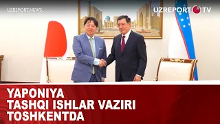 Yaponiya tashqi ishlar vaziri Toshkentda