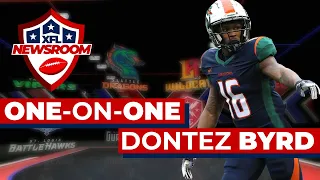 One-on-One with Seattle Dragons WR Dontez Byrd