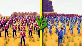 BRITISH ARMY vs ZULU ARMY - Totally Accurate Battle Simulator TABS