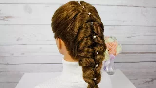 Коса на резинках/Идеи для волос/ New Amazing Hairstyle Compilation 2018