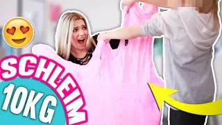 10KG XXL SCHLEIM SELBST MACHEN MIT MEINER KLEINEN SCHWESTER!😳👩‍❤️‍👩 Zu verrückt!😂