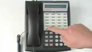 How to change time on an avaya phone