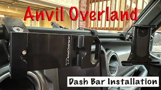 Anvil Overland Dash Bar Installation / VoSwitch JL800 Compatible