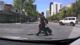 Cyclist in Adelaide