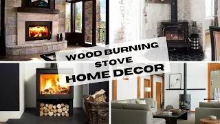 Decorating Around A Wood Burning Stove/ Fireplace Home Decor Home Design | And Then There Was Style