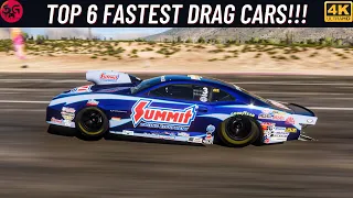 *New* Forza Horizon 5 Top 6 Fastest Drag Cars 2024