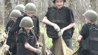 Закаляли волю и испытывали характер юные воскресенцы на военно-спортивной игре «Зарница 2.0»