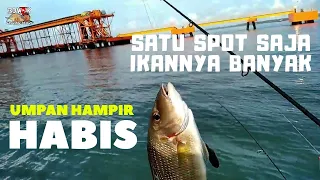 Bawa Umpan yang banyak kalau mau mancing disini ikannya rakus²