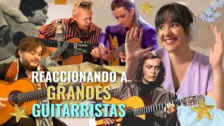 Reacting to Paco de Lucía, Yamandu Costa, Rosinha de Valença, Tommy Emmanuel, Diego del Gastor...