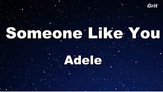 Someone Like You - Adele Karaoke【No Guide Melody】