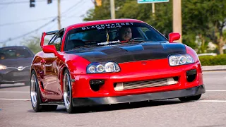 Orlando Cars and Coffee | Pullout's and Flyby’s | March 2024 #carsandcoffee #carshow