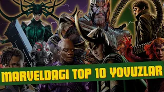 Marveldagi Top 10 yovuzlar | Eng yovuzi kim | Eng kuchli yovuz kim