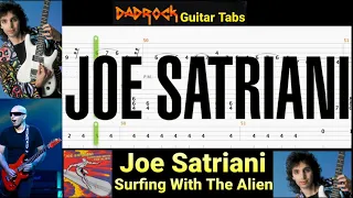 Surfing With The Alien - Joe Satriani - Guitar + Bass TABS Lesson