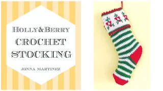 How to Crochet a Christmas Stocking