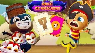 Talking Tom Gold Run MASQUERADE Ball EVENT Pirate Ginger Vs Roy Raccoon + Lucky Card Gameplay