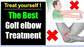 How to fix elbow pain: Golfer's golf elbow treatment exercises evidence-based