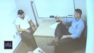 Accused Triple Murderer Brice Rhodes Sits Emotionless During Tense Interrogation by Police