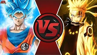 GOKU vs NARUTO ANIME MOVIE! (Naruto vs Dragon Ball Super Movie) | Cartoon Fight Animation