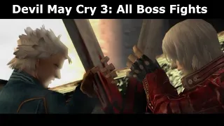 Devil May Cry 3: Special Edition - All Boss Fights with Cutscenes