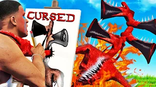 Do NOT Draw CURSED SIREN HEAD in GTA 5 (Mods)