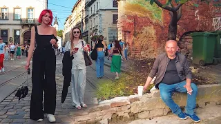 🇺🇦 Lviv Charms ❤️🚶‍♂️ A walk among Handsome Men and Beautiful Girls with Molfar Ukraine 2023 [4K]