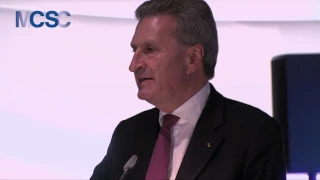MCSC 2017: Günther H. Oettinger, EU-Commission