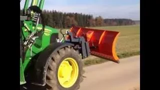Traktor Schneeschild - Dreipunktaufnahme an Fronthydraulik