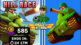 HILLS OF STEEL : NEW UPDATED  MODE HILL RACE - FIVE TANKS IN RACE