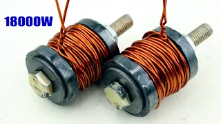 18000W Capacitor Copper Coil Magnet 220V Electric United Free Energy Generator