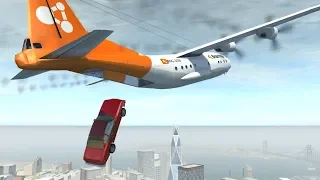 Vehicle Air Drop Crashes 3 | BeamNG.drive